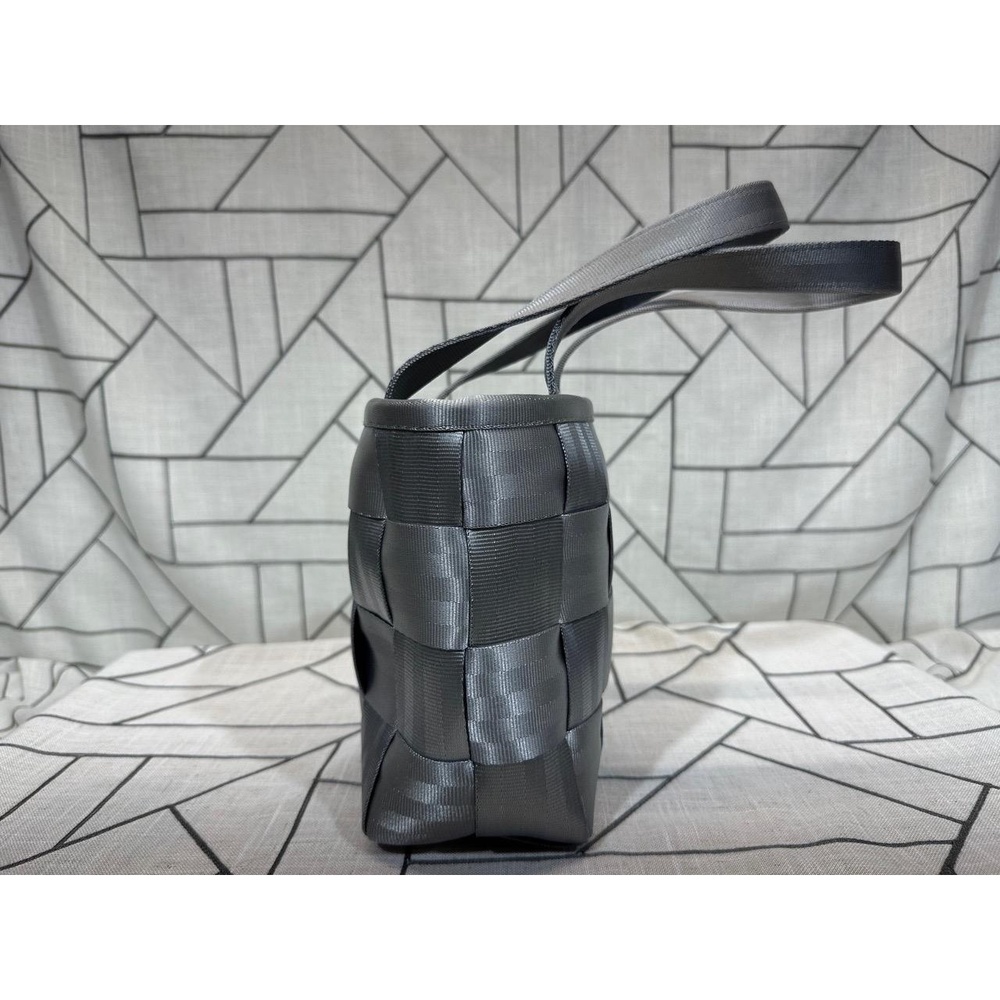 Harvey's Seatbelt Woven Tote‎ Purse Durable Top Handle Gray Womens READ - Picture 5 of 11